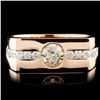 Image 1 : 14K Gold 0.83ctw Diamond Ring