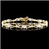Image 1 : 14K Gold 1.00ctw Diamond Bracelet