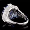 Image 3 : 18K White Gold 5.49ct Tanzanite & 1.96ct Diamond R