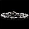 Image 1 : 14K White Gold 0.25ctw Diamond Bracelet