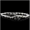 Image 2 : 14K White Gold 0.25ctw Diamond Bracelet