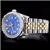 Image 2 : Rolex YG/SS DateJust Men's 1.50ct Diamond Watch