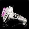 Image 3 : 18K White Gold 2.18ct Sapphire & 1.85ct Diamond Ri