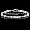 Image 1 : ^18k White Gold 8.70ct Diamond Bracelet