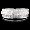 Image 1 : 18K Gold 1.69ctw Diamond Ring