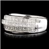 Image 2 : 18K Gold 1.69ctw Diamond Ring