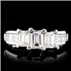 Image 1 : 14K White Gold 1.91ctw Diamond Ring