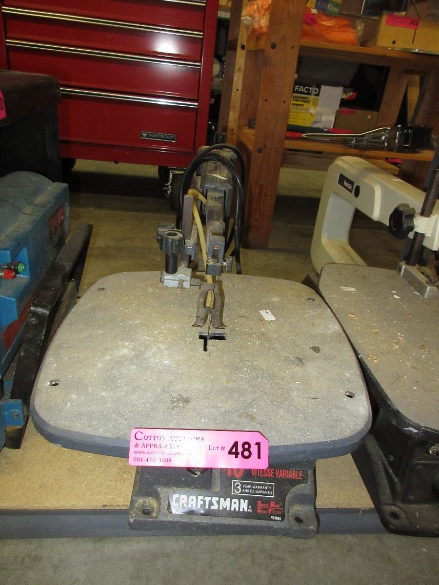 Craftsman 16" variable speed scroll saw used