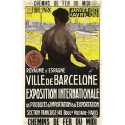  VILLE DE BARCELONA, EXPOSITION INTERNATIONALE.