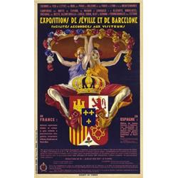  EXPOSITIONS DE SEVILLE ET DE BARCELONA.