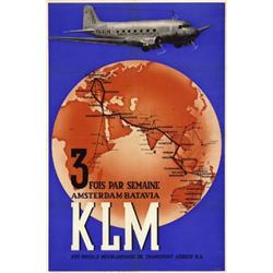  KLM, AMSTERDAM-BATAVIA.