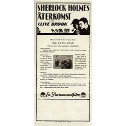  SHERLOCK HOLMES. CLIVE BROOK.