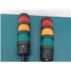 Image 2 : Telemecanique Stacked Signal Lights, Green, Orange, Red