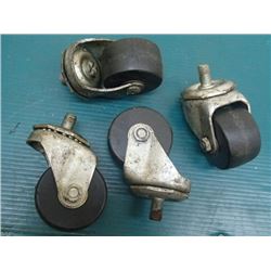 Lot of 4 Screw-in Casters