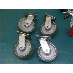 Albion Casters With Swivelling Base, 4 Total