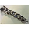 Image 1 : #2-STAINLESS STEEL MEN'S HEAVY LINK 9.5" CHAIN