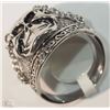 Image 2 : #5-STAINLESS STEEL MEN'S SKULL RING