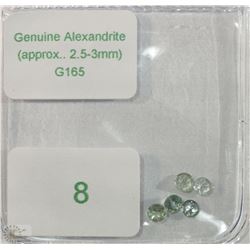 #8-GENUINE ALEXANDRITE GEMSTONES