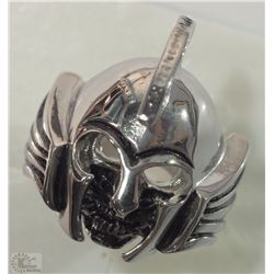 #9-STAINLESS STEEL MEN'S WARRIOR RING