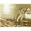Image 1 : #15-PACK OF 10 24K GOLD SANTA CLAUS ENVELOPES