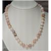 Image 1 : #27-STERLING SILVER NATURAL OPAL BEAD NECKLACE