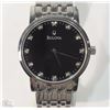 Image 1 : #46-BULOVA MEN'S STAINLESS STEEL DIAMOND WATCH