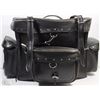 Image 1 : LEATHER BIKERS SIDE BAG WITH 4 COMPARTMENTS&BUCKLE