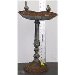 CAST IRON BIRD BATH