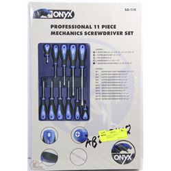 PROFESSIONAL 11 PIECE SCREWDRIVER SET