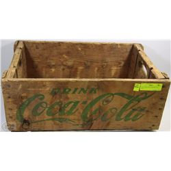 1948 WOOD CRATE DRINK COCA COLA