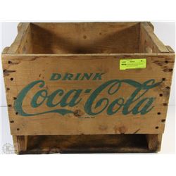 1958 NORTHERN BOTTLING WOOD DRINK COCA COLA WOOD