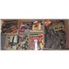 Image 1 : FIVE BOXES OF MODEL TRAIN CARS, ENGINES, TRACKS, &