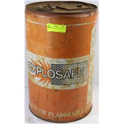 EXPLOSAFE METAL GASOLING CAN