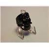 Image 1 : BLACK STAINLESS STEEL SKULL RING SZ 9