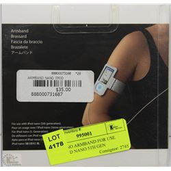 IPOD NANO ARMBAND FOR USE WITH IPOD NANO 5TH GEN