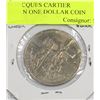 Image 1 : 1984 JACQUES CARTIER CANADIAN ONE DOLLAR COIN