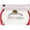 Image 1 : #34NATURAL PERIDOT + CZ .925 STERLING SILVER RINGS