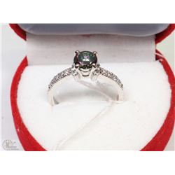 #28RAINBOW MYSTIC WITH TOPAZ .925 STERLING SILVER