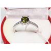 Image 1 : #32NATURAL PERIDOT + CZ .925 STERLING SILVER RINGS