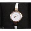 Image 1 : KEZZI WOMENS WATCH WITH WHITE STRAP