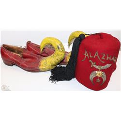 ALAZHAR SHRINE HAT AND SHOES