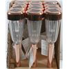 Image 1 : 12 NEW COPPER COLORED SOLAR LIGHTS