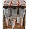Image 1 : 12 NEW COPPER COLORED SOLAR LIGHTS