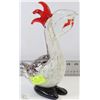 Image 1 : MURANO STYLE BLOWN GLASS PELICAN WITH FISH IN