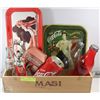 Image 1 : MASI WOOD WINE BOX WITH VINTAGE COCA COLA