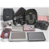Image 1 : LOT OF CAMERAS AND 2 GARMIN NUVI GPS SYSTEMS