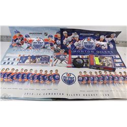 EDMONTON OILER COLLECTIBLES; GAME USED OILERS'