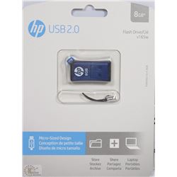 HP USB 2.0 8GB FLASH DRIVE