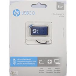 HP USB 2.0 8GB FLASH DRIVE