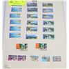 Image 1 : SHEETS OF VARIOUS INTERNATIONAL STAMPS